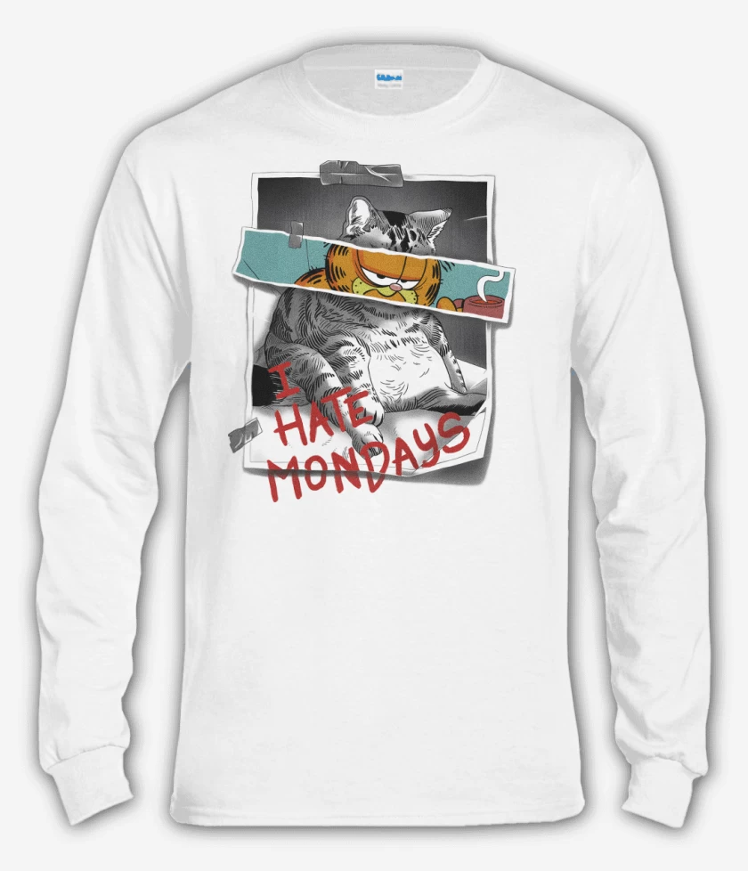 Polera manga larga Odio los Lunes
