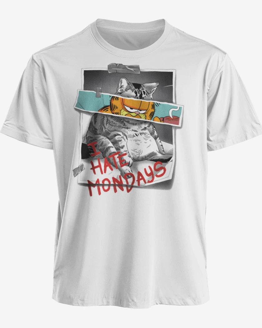 Polera premium Blanco de Odio los Lunes