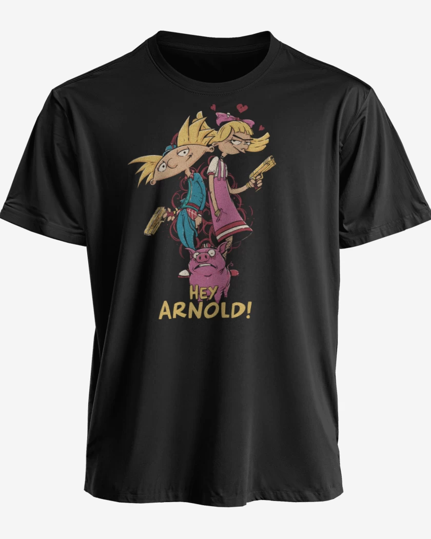 Polera premium Negro de Arnoldo y Pataki