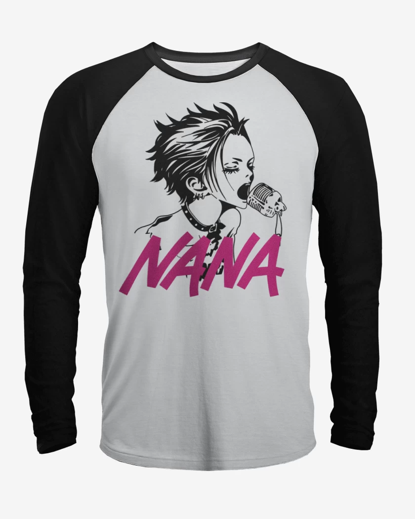 Polera Raglan Blanco / Negro de Osaki
