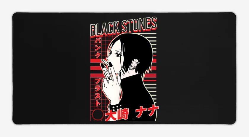 Mouse pad Gamer Negro de Nana Stone