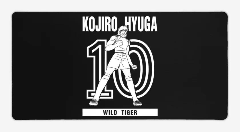Mouse pad Gamer Negro de Hyuga 
