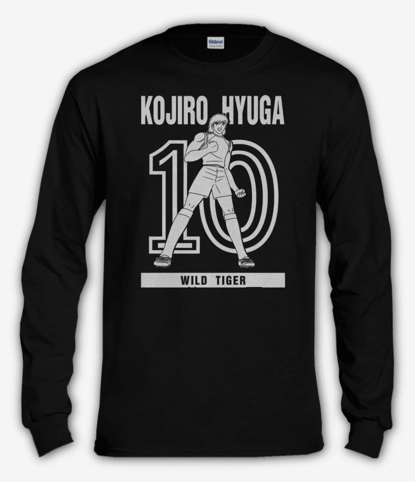 Polera manga larga Negro de Hyuga 