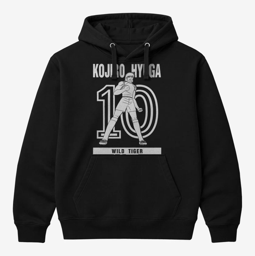 Polerón Canguro Negro de Hyuga 