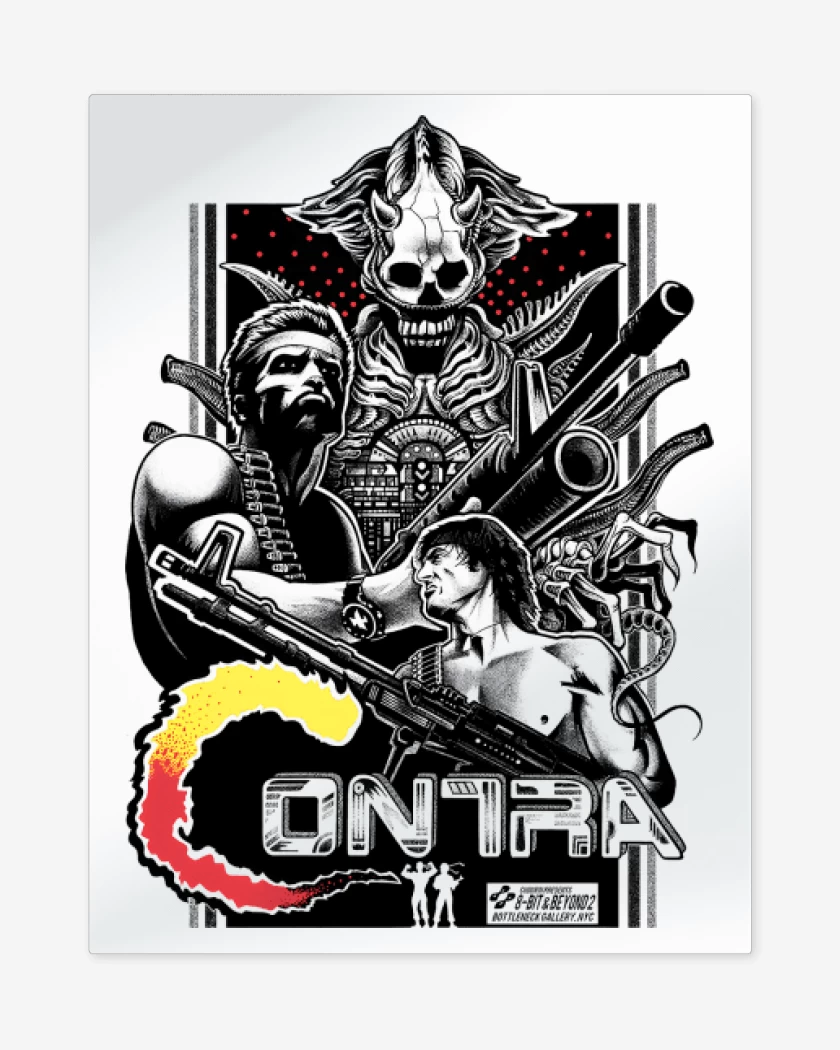 Print metalico Blanco de Contra Definitivo