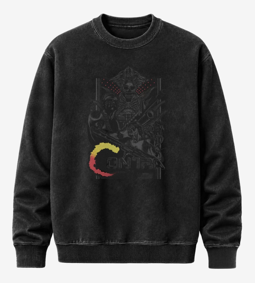 Poleron Polo Acid Wash Negro de Contra Definitivo