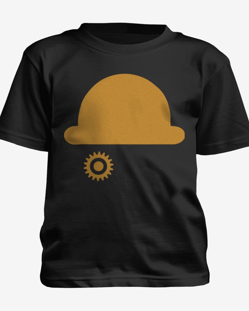 Polera de niño Negro de Naranja mencanica