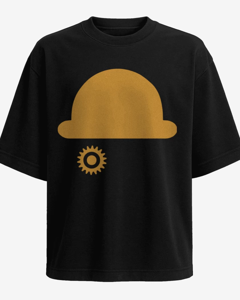 Polera Oversize Naranja mencanica