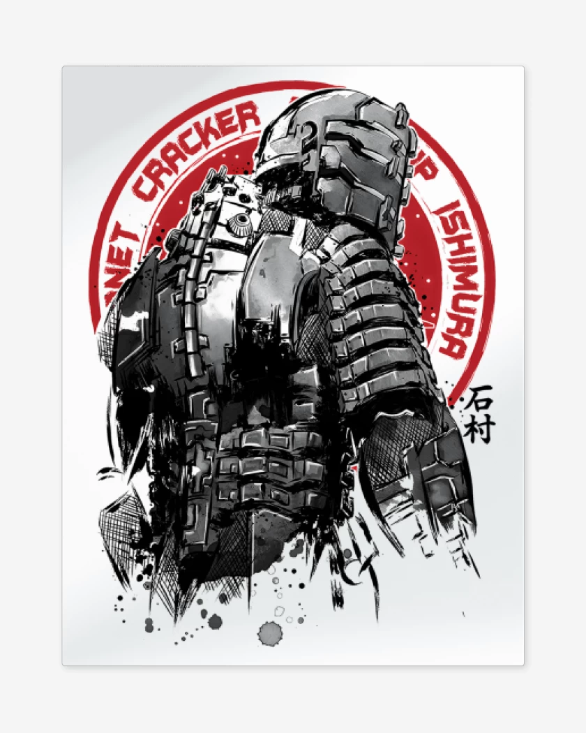 Print metalico Ingeniero Clarke