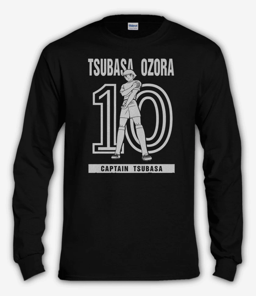 Polera manga larga Negro de Atom