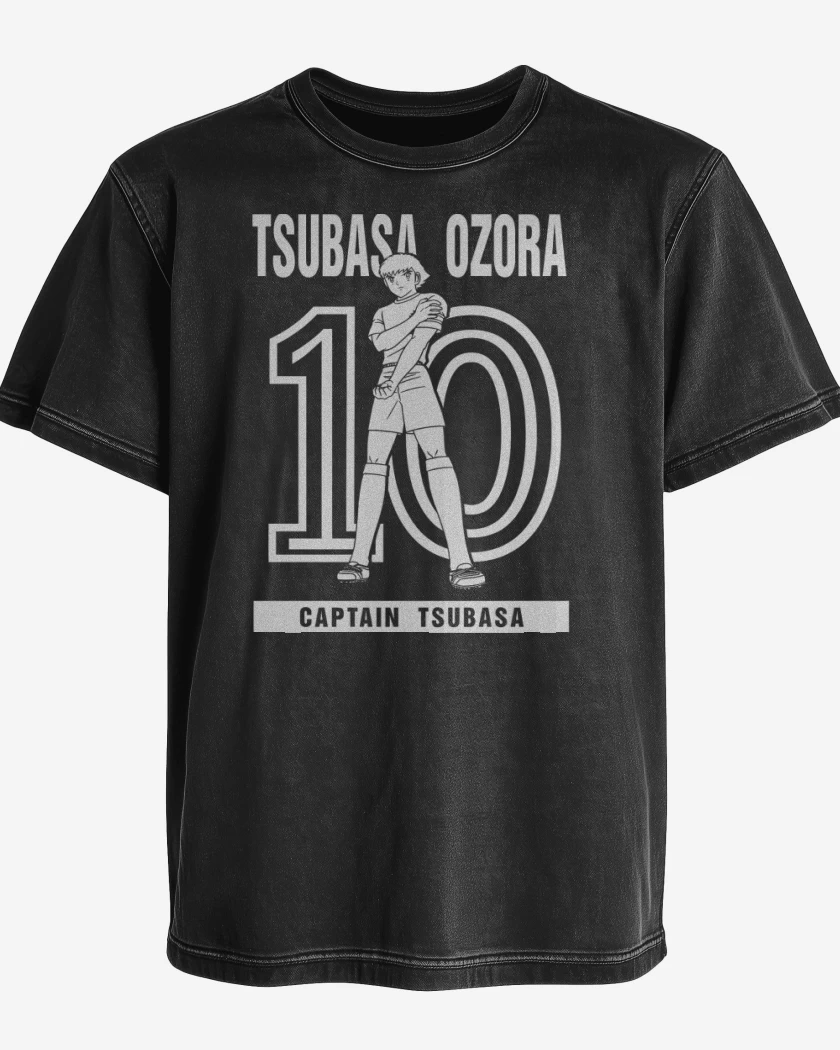 Polera desgastada Negro de Atom