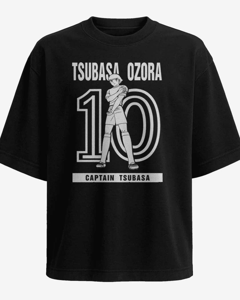Polera Oversize Negro de Atom