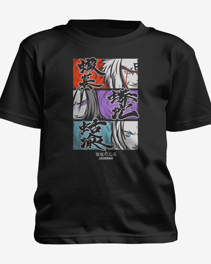 Polera de niño Negro de Senin Legendarios