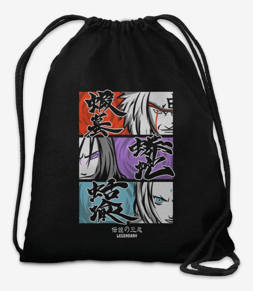 Mochila Negro de Senin Legendarios