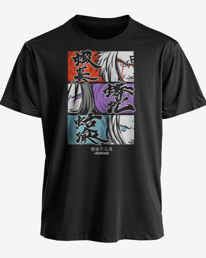 Polera premium Negro de Senin Legendarios
