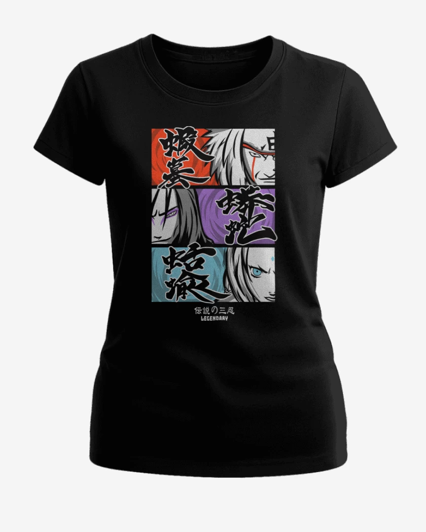 Polera de Mujer Negro de Senin Legendarios