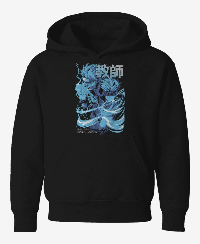 Poleron de niño Negro de Kakashi Gojo