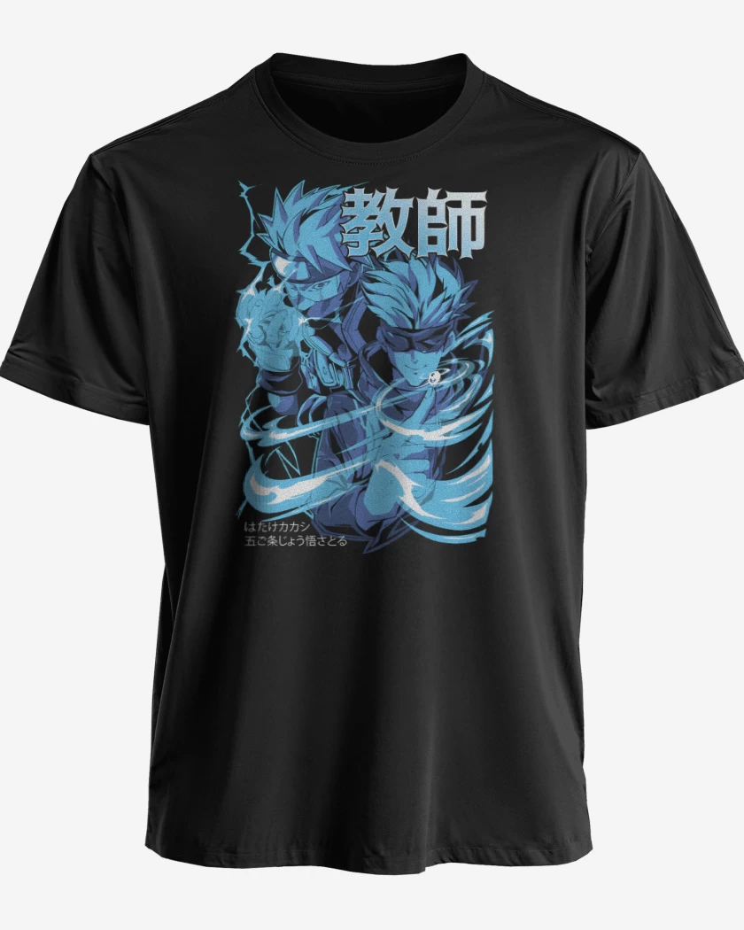 Polera premium Negro de Kakashi Gojo