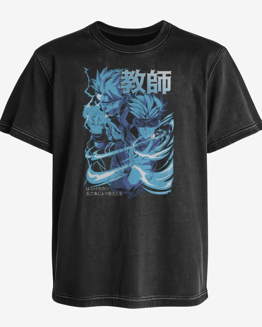 Polera desgastada Kakashi Gojo