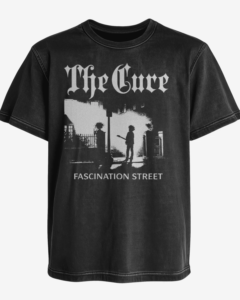 Polera desgastada Negro de Fascination Street 