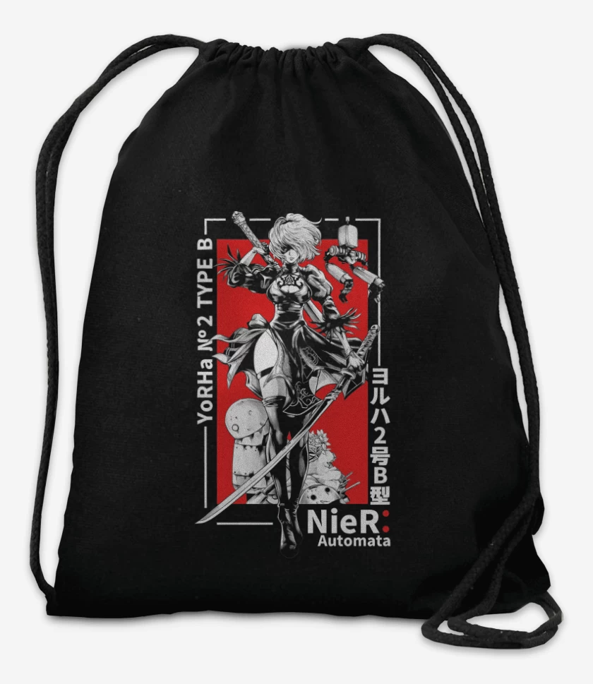 Mochila Negro de YoRHa