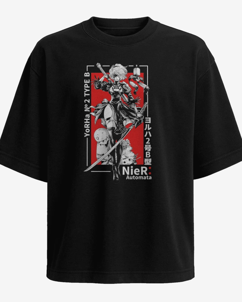 Polera Oversize YoRHa