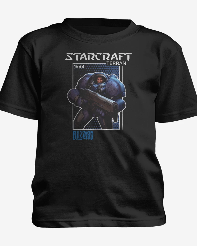 Polera de niño Negro de Terran 