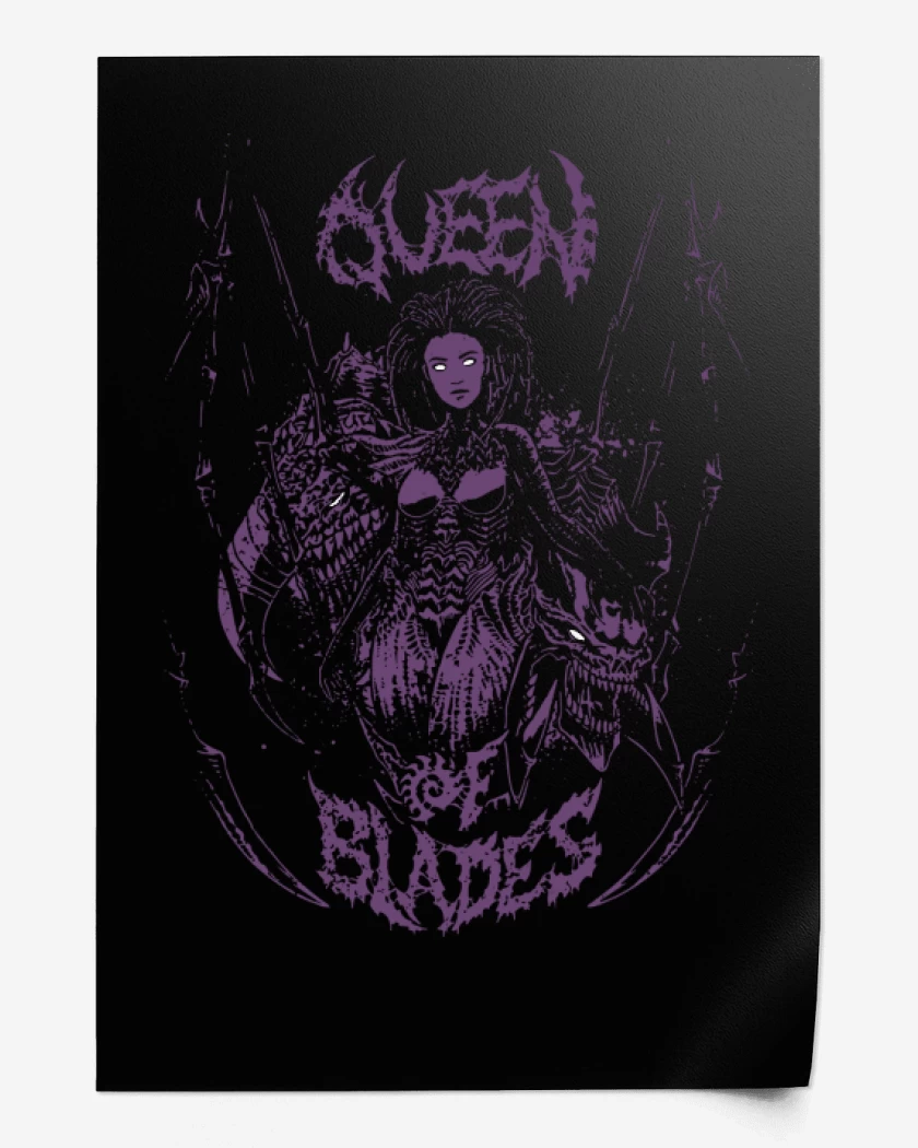 Print Queen of Blades