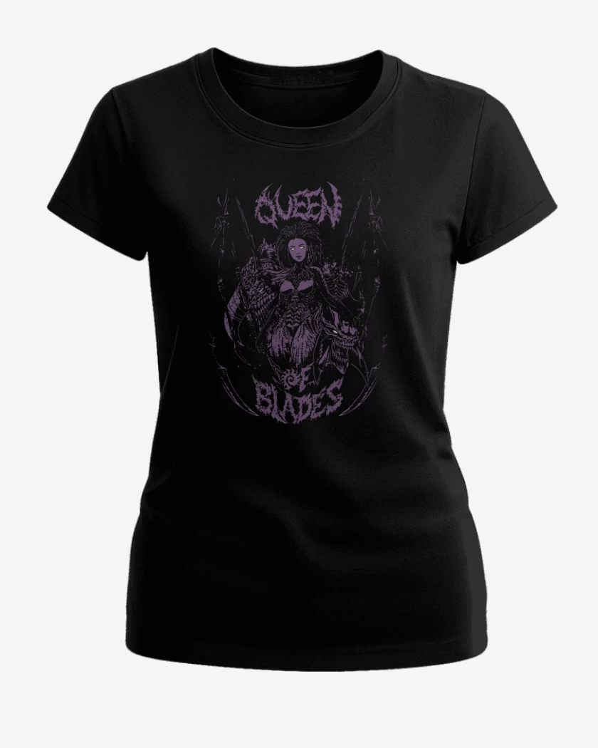 Polera de Mujer Negro de Queen of Blades