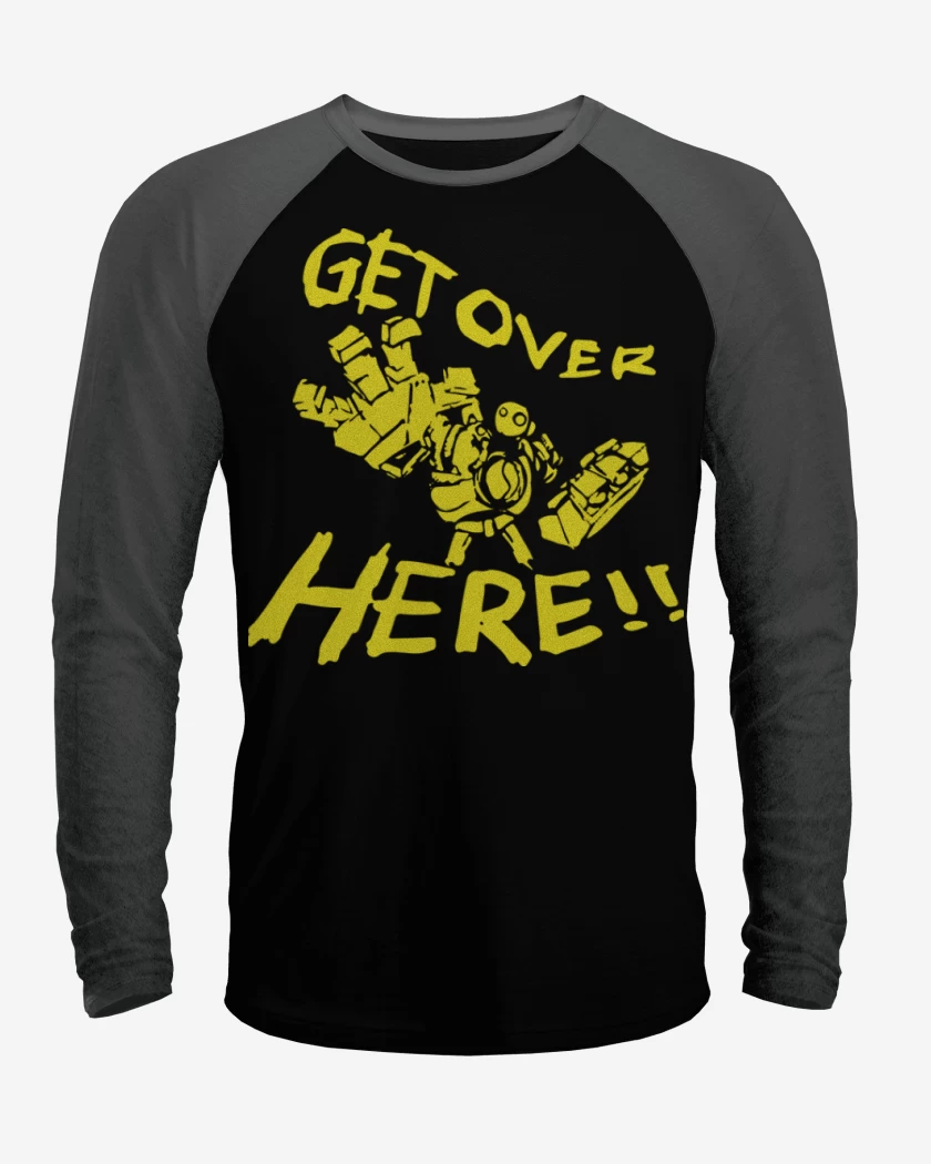 Polera Raglan Negro / Negro Heather de Blitz