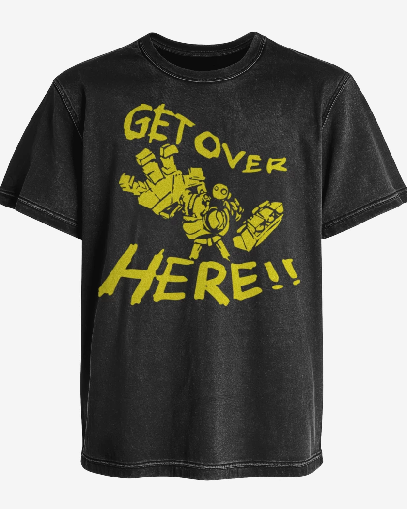Polera desgastada Negro de Blitz