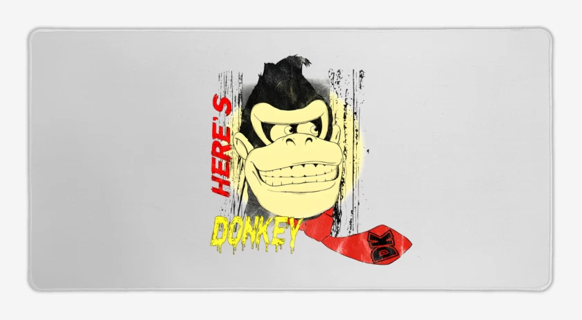 Mouse pad Gamer Blanco de Heres Donkey