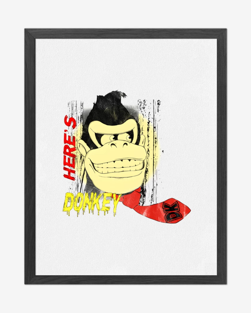 Cuadro decorativo Heres Donkey