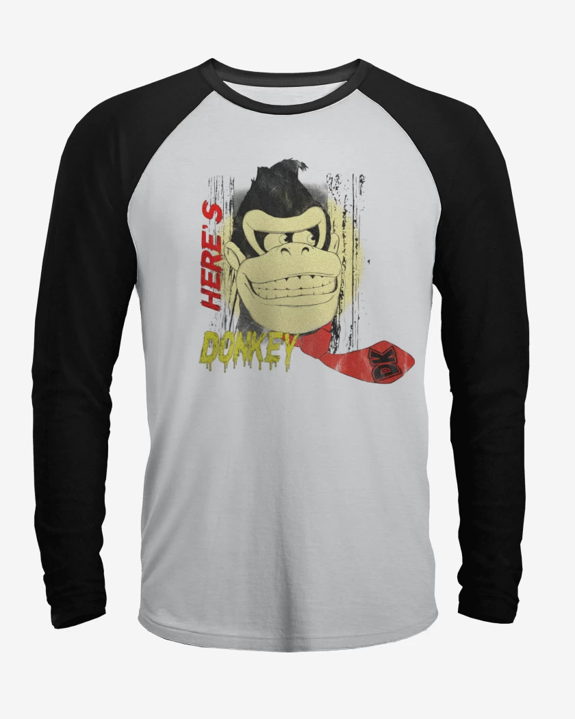 Polera Raglan Heres Donkey