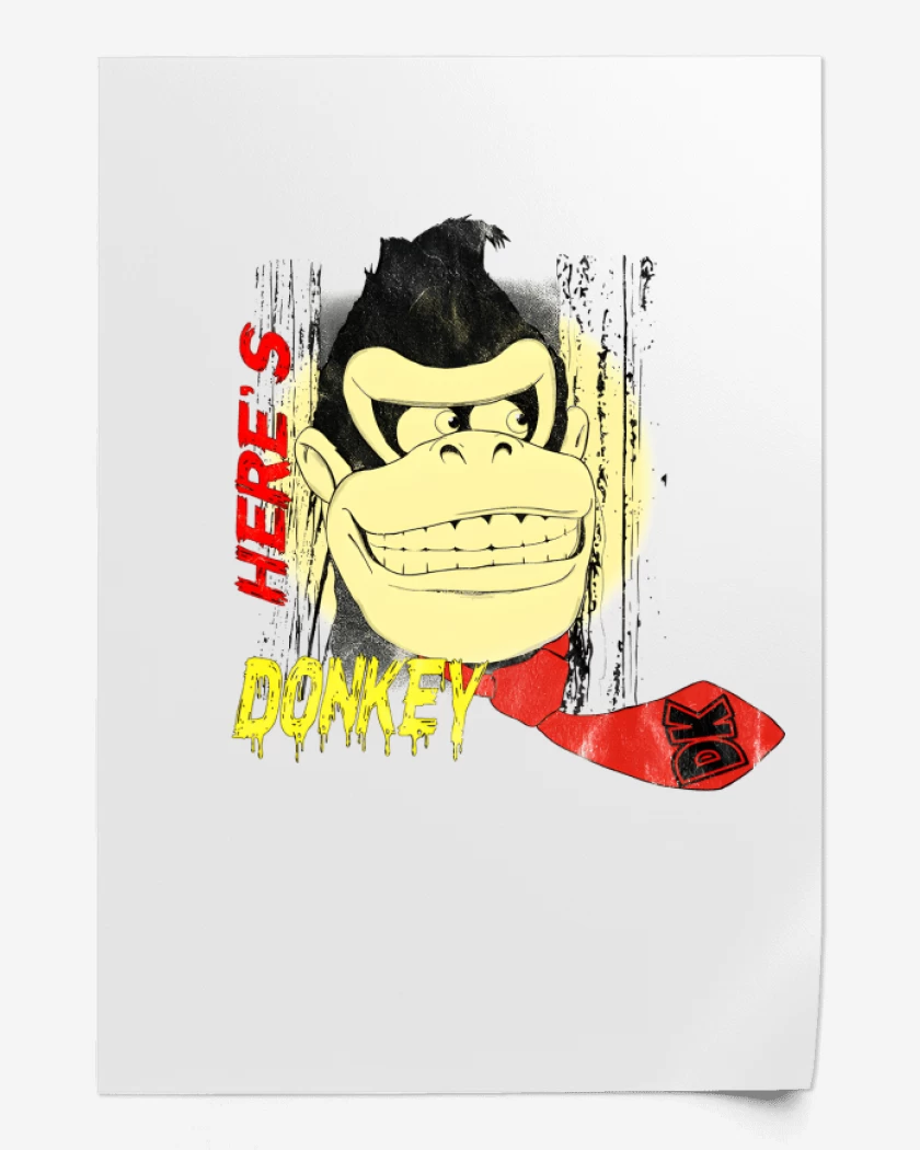 Print Heres Donkey