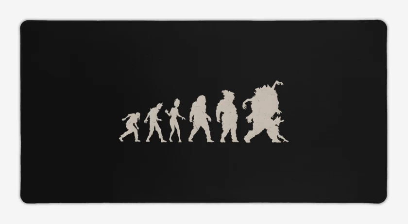 Mouse pad Gamer Negro de Infectaditos