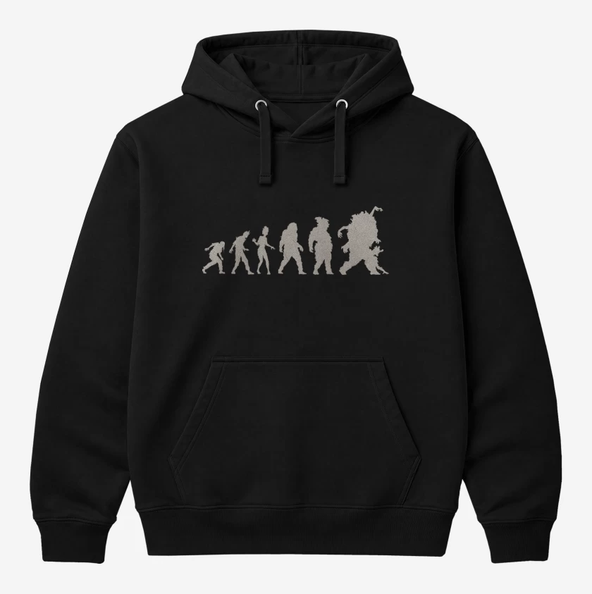Polerón Canguro Negro de Infectaditos