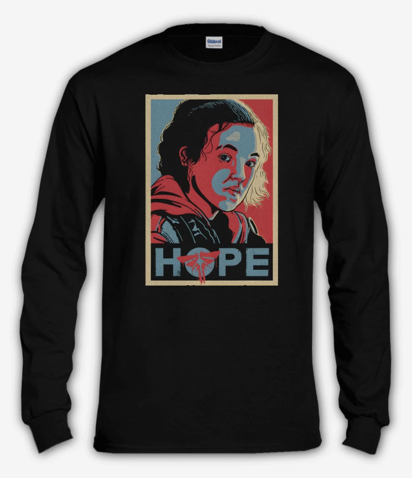 Polera manga larga Negro de La Última Esperanza 