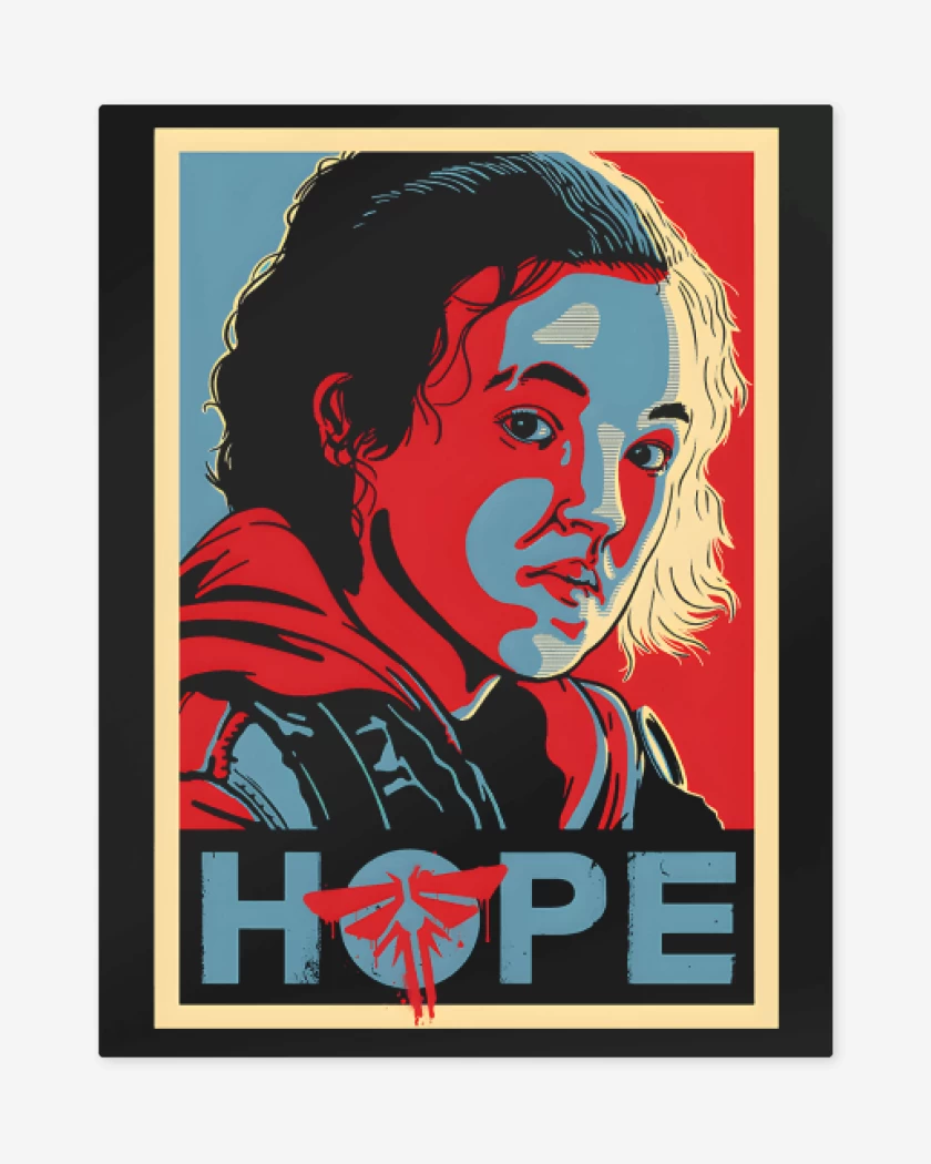 Print metalico Negro de La Última Esperanza 