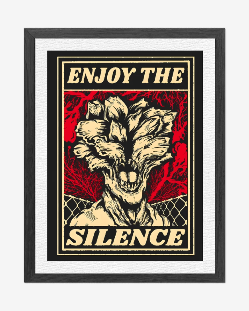 Cuadro decorativo Negro de Enjoy the Silence