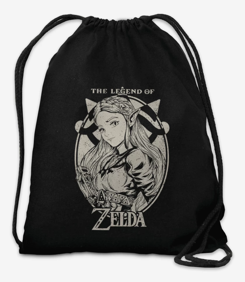 Mochila Negro de La Leyenda de Zelda