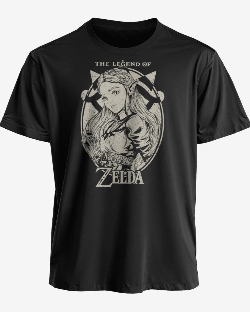 Polera premium Negro de La Leyenda de Zelda