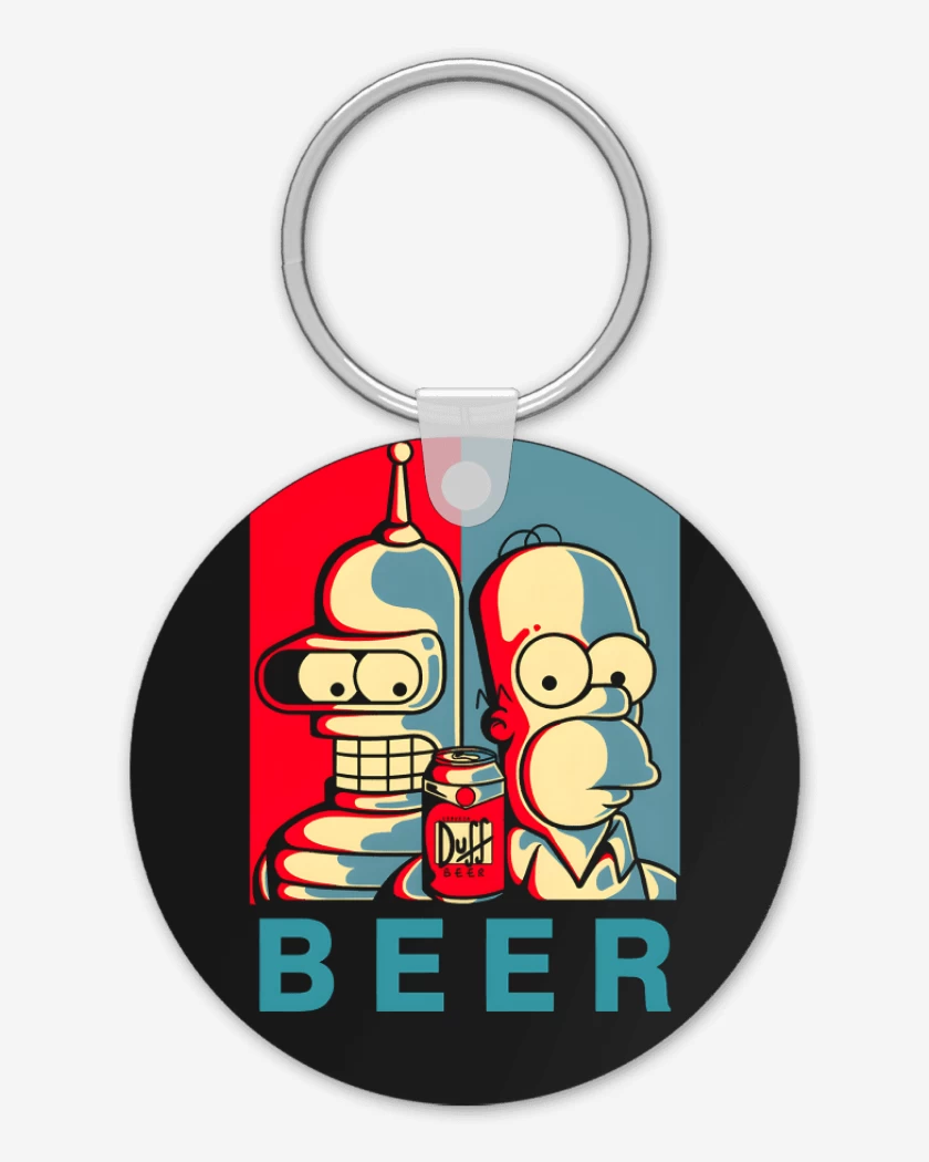 Llavero Beer Groening