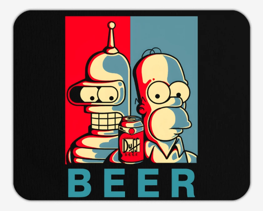 Mousepad Beer Groening