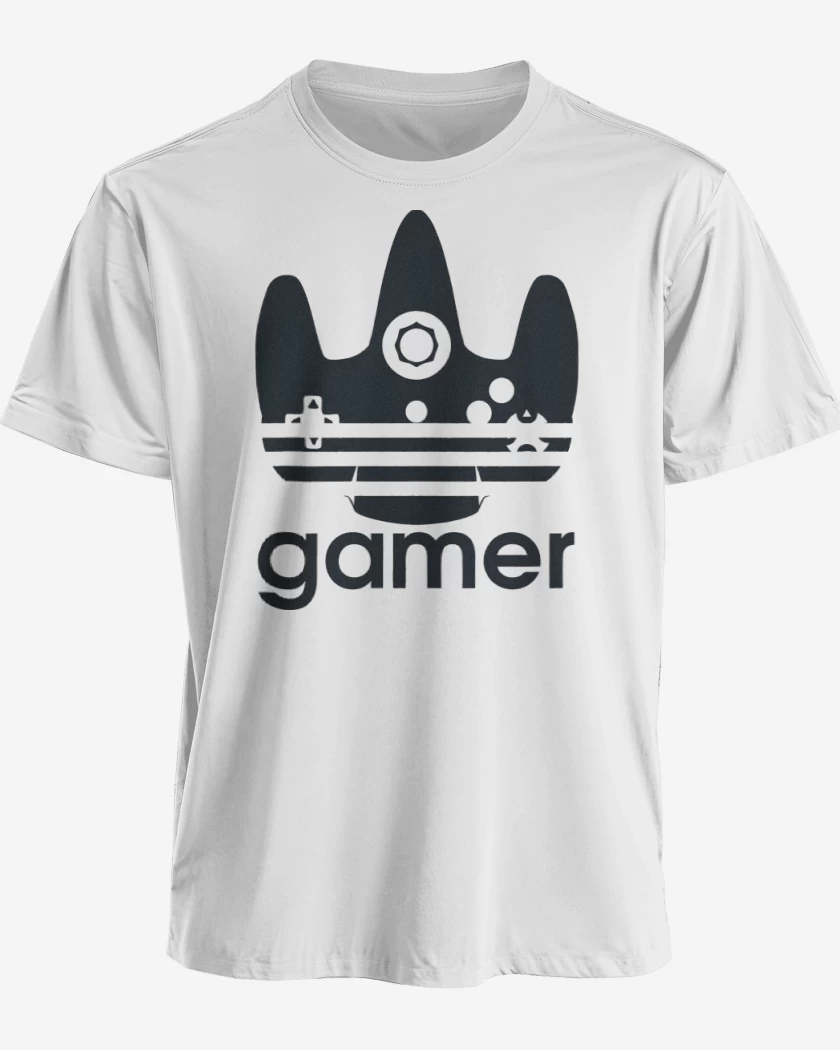 Polera premium Blanco de Gamerboy