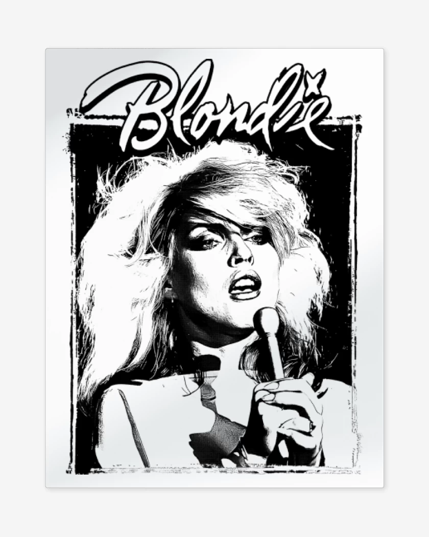 Print metalico Blanco de Blondie II