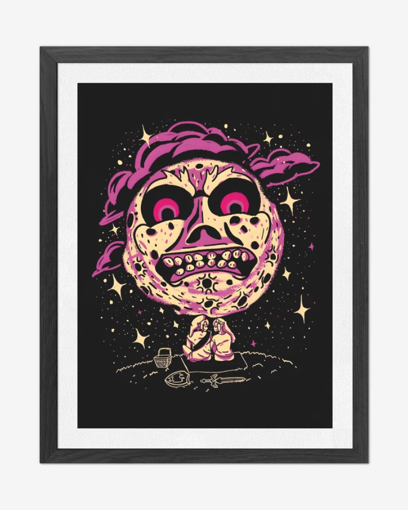Cuadro decorativo Negro de A Luz de la Luna