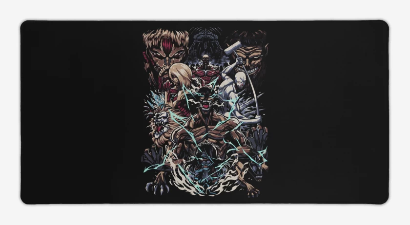 Mouse pad Gamer Furia de Titanes