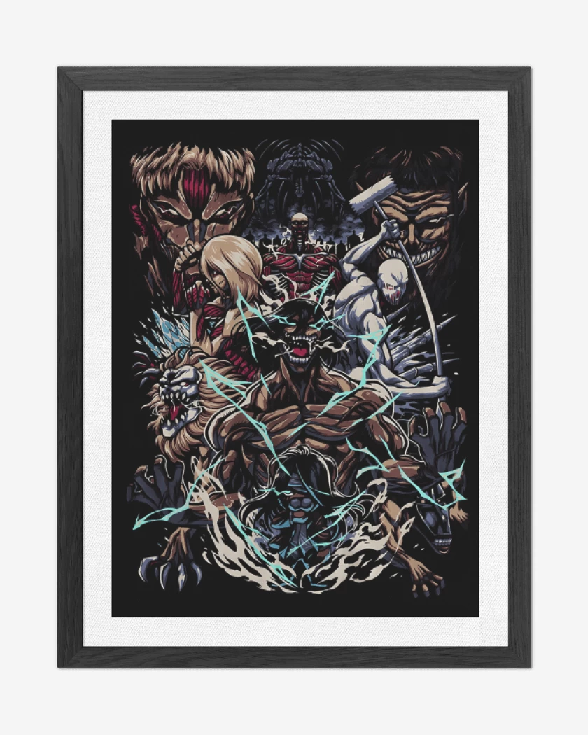 Cuadro decorativo Furia de Titanes