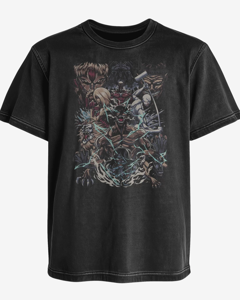 Polera desgastada Furia de Titanes